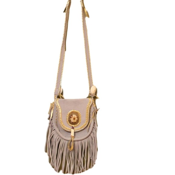 GADO GADO MARGRIET SLATE BLUE & GOLD PURSE - Picture 2 of 8